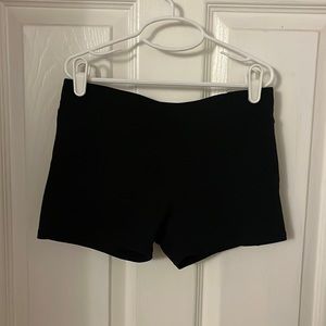 Zella shorts, black, size child XL (14-16)